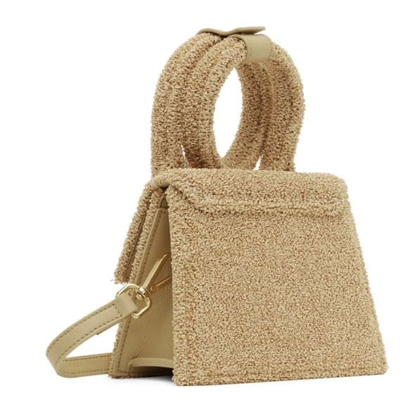 JACQUEMUS Le Chiquito Noeud Terry top handle crossbody bag - Picture 3 of 4